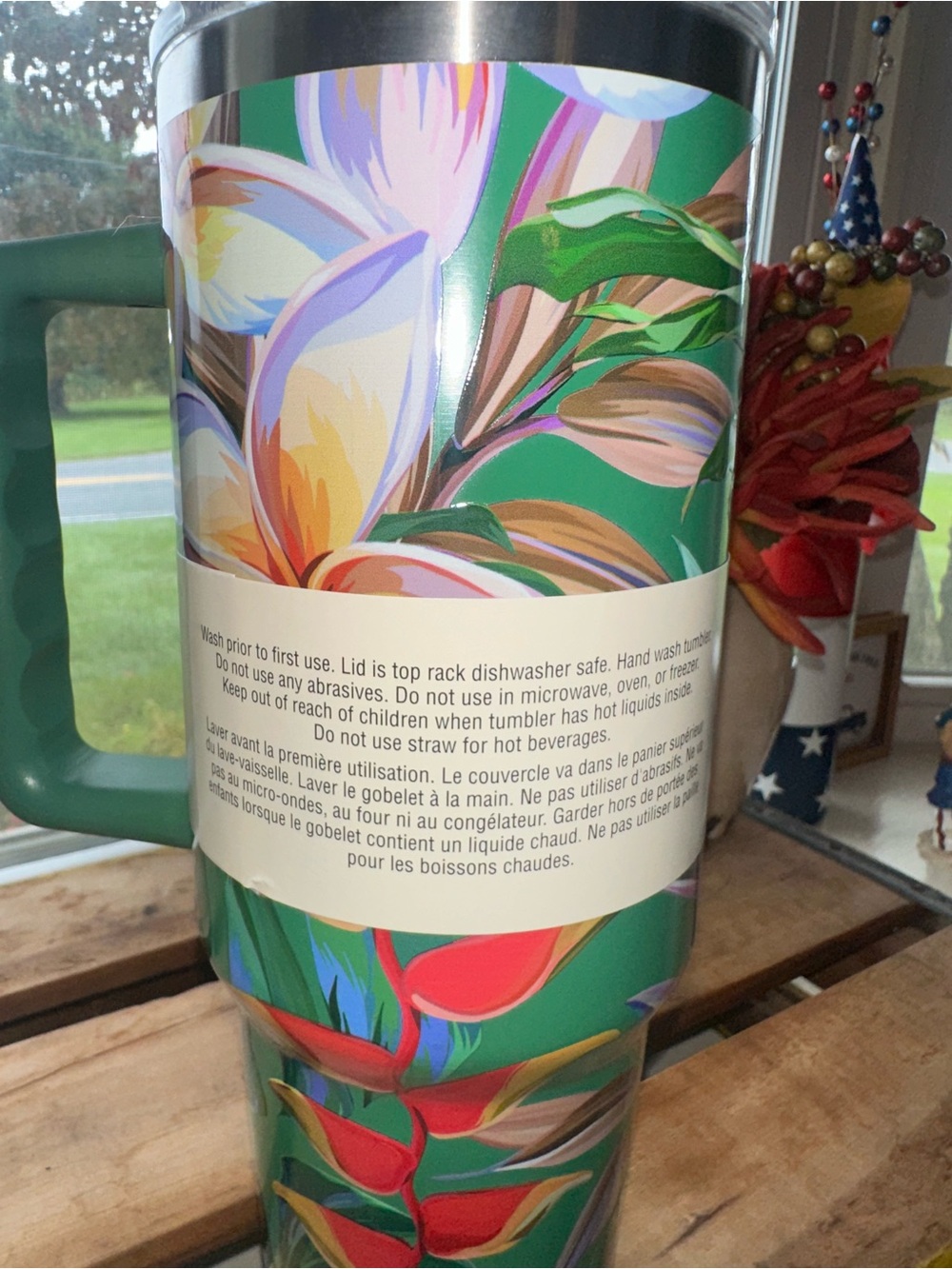 40oz. Cockatoo Stainless Steel Insulated Tumbler by Ashland ~ New - Picture 11 of 11